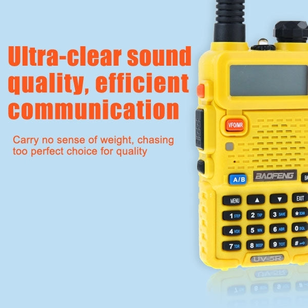 BAOFENG UV-5R Professional Dual Band Transceiver FM Two Way Radio Walkie Talkie Transmitter(Black) - free shipping - PMC TechLife - Order now!