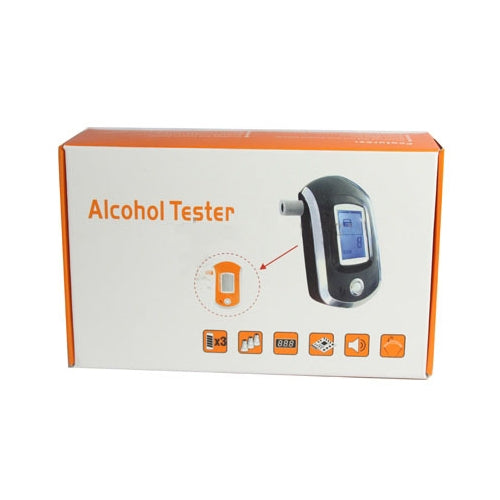 3 digitals LCD Display Breath Alcohol Tester Analyzer(Black) - Breath Alcohol Tester by PMC Jewellery | Online Shopping South Africa | PMC Jewellery