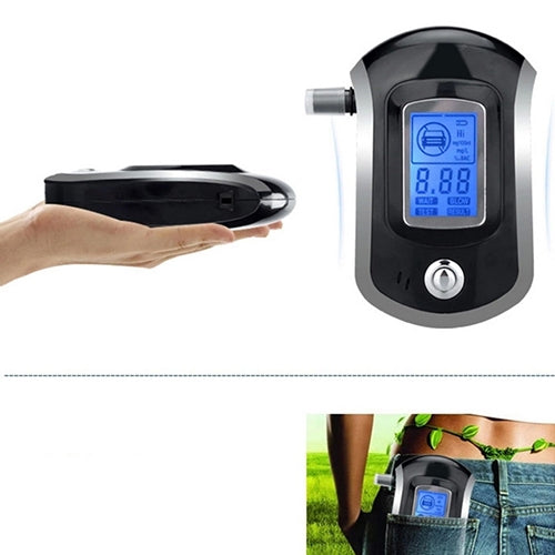 3 digitals LCD Display Breath Alcohol Tester Analyzer(Black) - Breath Alcohol Tester by PMC TechLife | Online Shopping South Africa | PMC TechLife