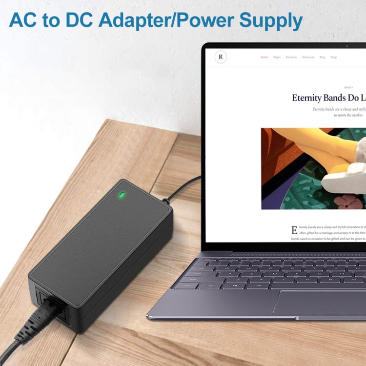 12V 5A 60W AC Power Supply Unit with 5.5mm DC Plug for LCD Monitors Cord, Output Tips: 5.5x2.5mm(Black) - free shipping - PMC TechLife - Order now!