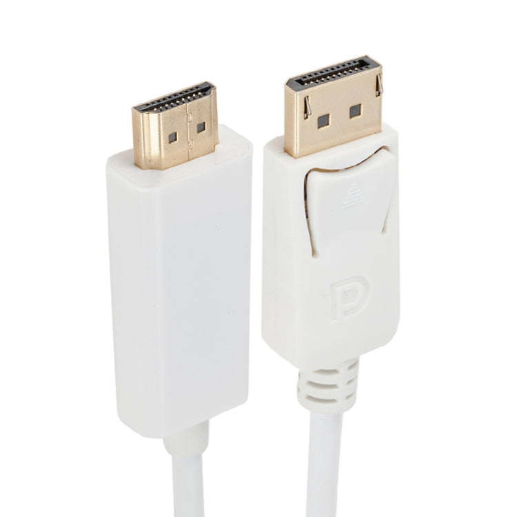 DisplayPort Male to HDMI Male Adapter Cable, Length: 1.8m(White) -  by PMC TechLife | Online Shopping South Africa | PMC TechLife
