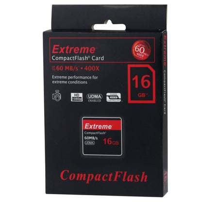 16GB Extreme Compact Flash Card, 400X Read  Speed, up to 60 MB/S (100% Real Capacity) - CF Card by PMC Jewellery | Online Shopping South Africa | PMC Jewellery