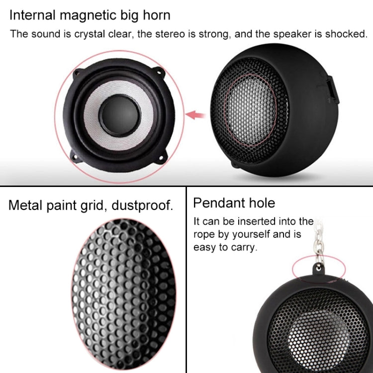 Small Hamburger Mini Portable Stereo Speaker for iPod, MP3, MP4, MP5, Mobile Phone, Laptop - free shipping - PMC TechLife - Order now!