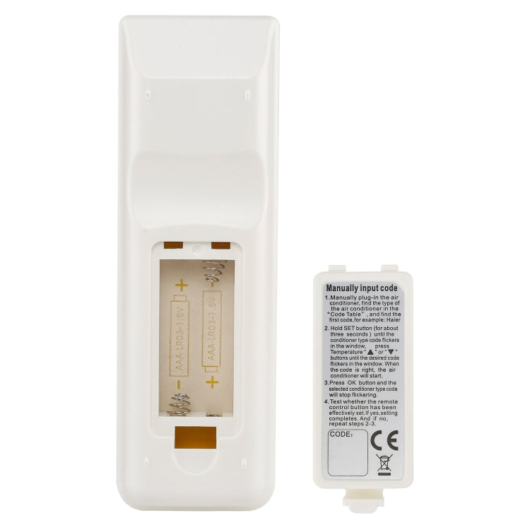 Chunghop Universal A/C Remote Control (K-9098E)(White) - Air-Conditioner by CHUNGHOP | Online Shopping South Africa | PMC TechLife | Buy Now Pay Later Mobicred