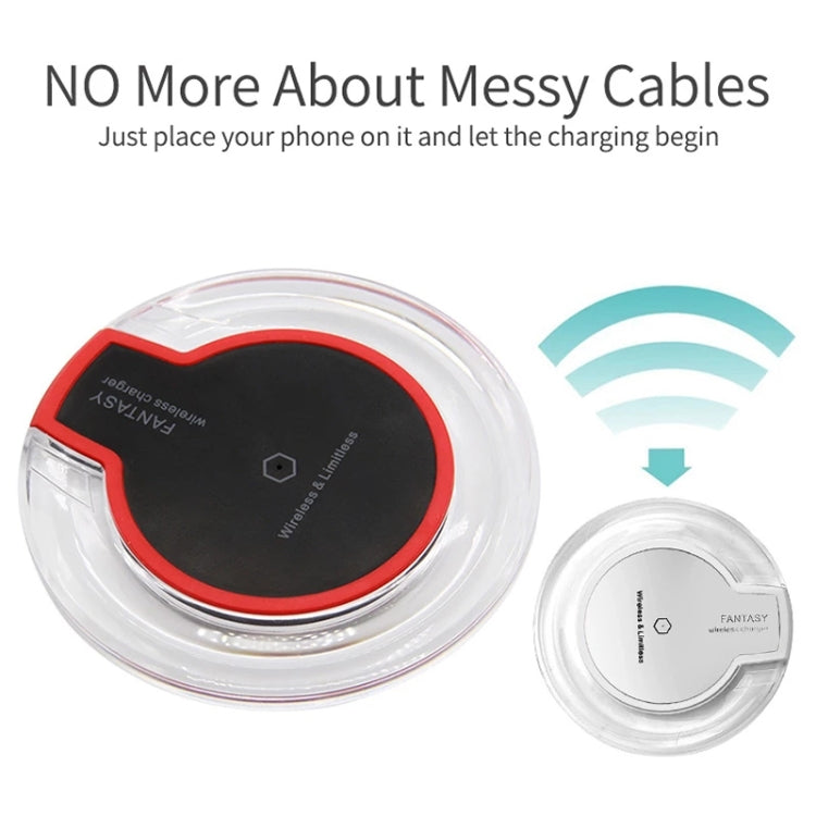 FANTASY QI Standard Wireless Charger(Black) - Wireless Charger by PMC TechLife | Online Shopping South Africa | PMC TechLife