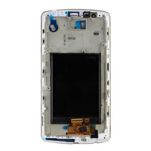 LCD Display + Touch Panel with Frame for LG G3 / D850 / D851 / D855 / VS985(White) - For LG by PMC Jewellery | Online Shopping South Africa | PMC Jewellery