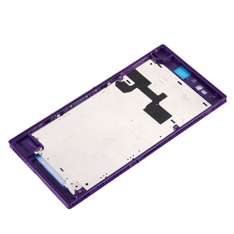 Front Housing LCD Frame Bezel Plate for Sony Xperia Z Ultra / XL39h / C6802(Purple) - Frame Bezel Plate by PMC TechLife | Online Shopping South Africa | PMC TechLife