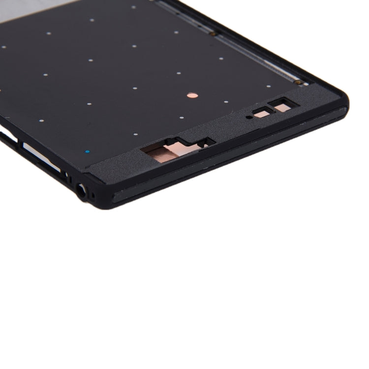 Front Housing  with Adhesive Sticker for Sony Xperia T2 Ultra(Black) - free shipping - PMC TechLife - Order now!