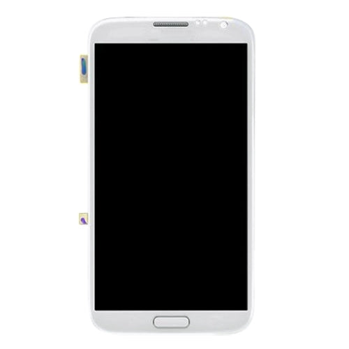 Original LCD Display + Touch Panel with Frame for Galaxy Note II / N7100(White) - LCD Screen by PMC Jewellery | Online Shopping South Africa | PMC Jewellery