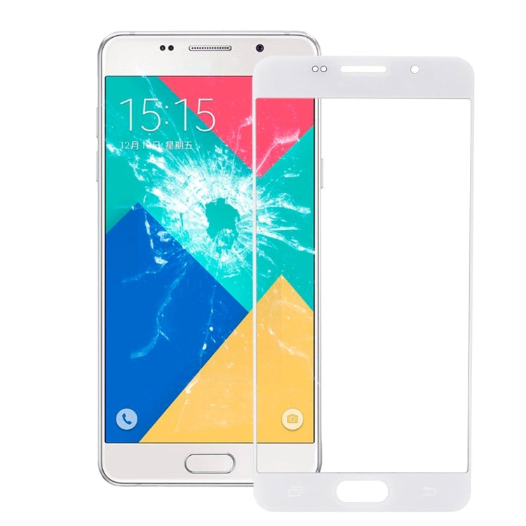 For Galaxy A5 (2016) / A510 Front Screen Outer Glass Lens (White) - Outer Glass Lens by PMC Jewellery | Online Shopping South Africa | PMC Jewellery