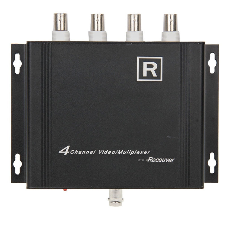 4 Channel Video Multiplexer Transmitter and Receiver(Black) - free shipping - PMC TechLife - Order now!