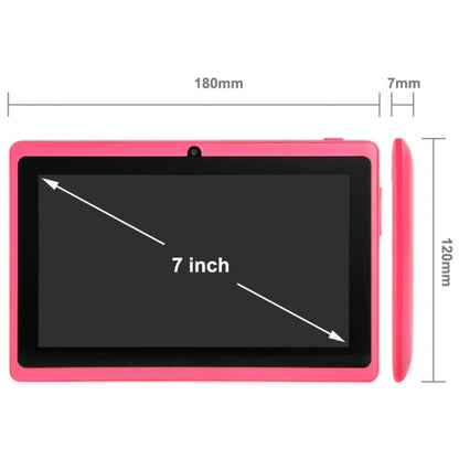 Tablet PC 7.0 inch, 1GB+16GB, Android 4.0, Allwinner A33 Quad Core 1.5GHz, WiFi, Bluetooth, OTG, G-sensor(Pink) - 7.0-8.0 inch by PMC Jewellery | Online Shopping South Africa | PMC Jewellery