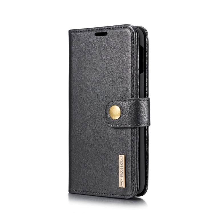 DG.MING Crazy Horse Texture Flip Detachable Magnetic Leather Case for Samsung Galaxy S10 E, with Holder & Card Slots & Wallet(Black) - Galaxy Phone Cases by DG.MING | Online Shopping South Africa | PMC Jewellery | Buy Now Pay Later Mobicred