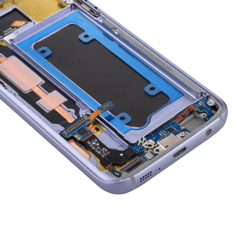 OLED LCD Screen for Galaxy S7 / G930V Digitizer Full Assembly with Frame (Grey) - free shipping - PMC TechLife - Order now!