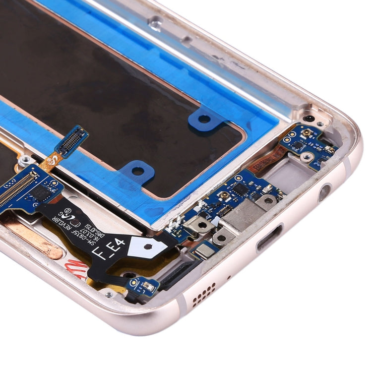 Original LCD Screen and Digitizer Full Assembly with Frame & Charging Port Board & Volume Button & Power Button for Galaxy S7 Edge / G935A(Blue) - free shipping - PMC TechLife - Order now!
