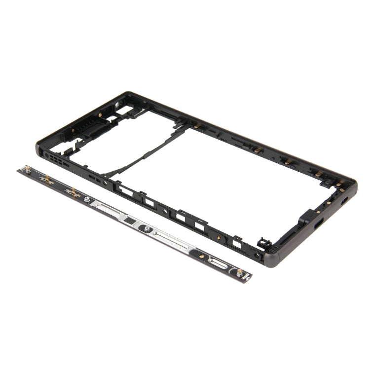 Front Bezel  for Sony Xperia Z5 (Single SIM Card Version) (Black) - Frame Bezel Plate by PMC Jewellery | Online Shopping South Africa | PMC Jewellery