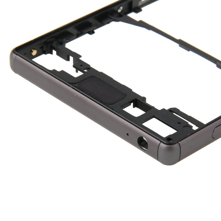 Front Bezel  for Sony Xperia Z5 (Single SIM Card Version) (Black) - free shipping - PMC TechLife - Order now!