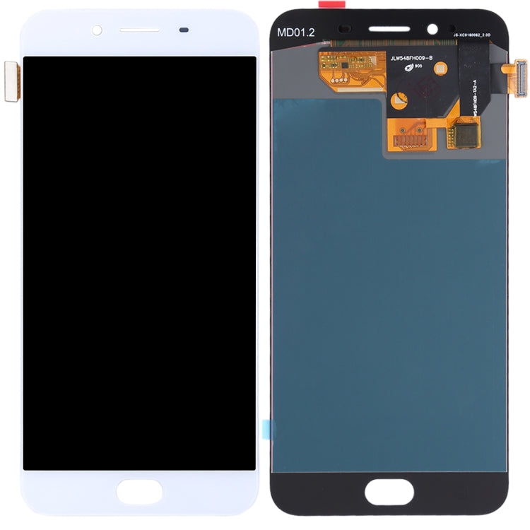 Original LCD Screen for OPPO R9s with Digitizer Full Assembly (White) - free shipping - PMC TechLife - Order now!