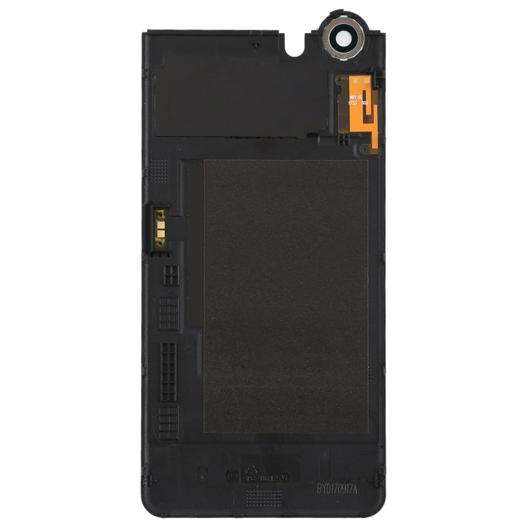 Back Cover with Camera Lens for Blackberry Keyone(Black) - For BlackBerry by PMC TechLife | Online Shopping South Africa | PMC TechLife