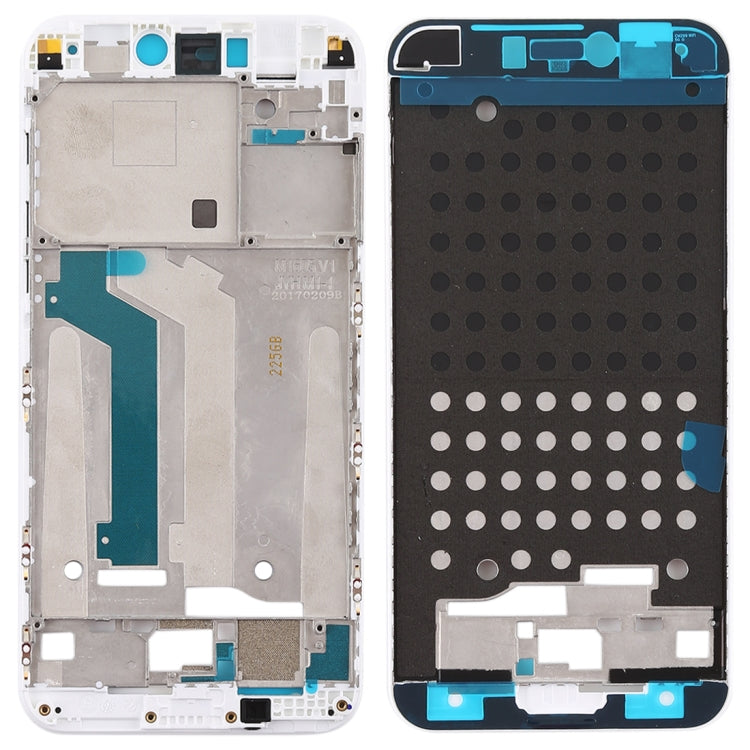 Front Housing LCD Frame Bezel Plate for Xiaomi Mi 5c (White) - Frame Bezel Plate by PMC TechLife | Online Shopping South Africa | PMC TechLife