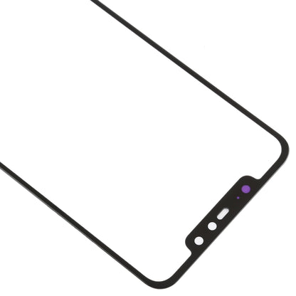 Front Screen Outer Glass Lens for Xiaomi Redmi Note 6 Pro(Black) - LCD Related Parts by PMC Jewellery | Online Shopping South Africa | PMC Jewellery