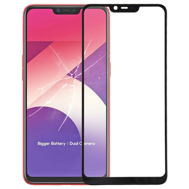 For OPPO A5 / A3s Front Screen Outer Glass Lens (Black) - free shipping - PMC TechLife - Order now!