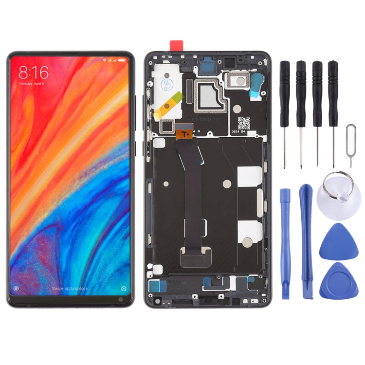 TFT LCD Screen for Xiaomi MI Mix 2S Digitizer Full Assembly with Frame(Black) - free shipping - PMC TechLife - Order now!