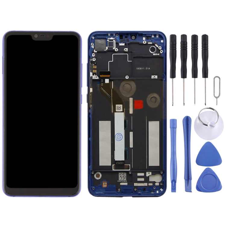 TFT LCD Screen for Xiaomi Mi 8 Lite Digitizer Full Assembly with Frame(Blue) - free shipping - PMC TechLife - Order now!