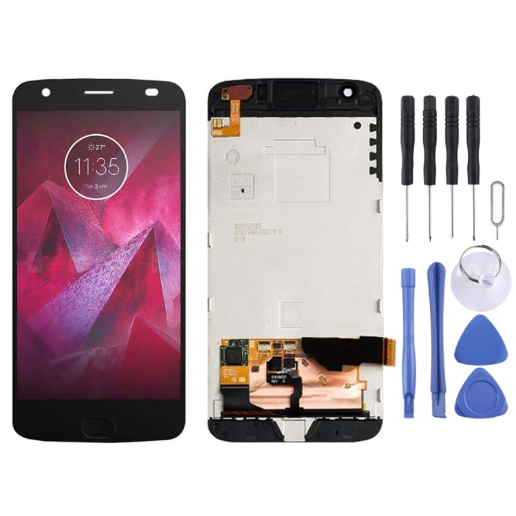 Original LCD Screen for Motorola Moto Z2 Force XT1789 Digitizer Full Assembly with Frame (Black) - LCD Screen by PMC Jewellery | Online Shopping South Africa | PMC Jewellery