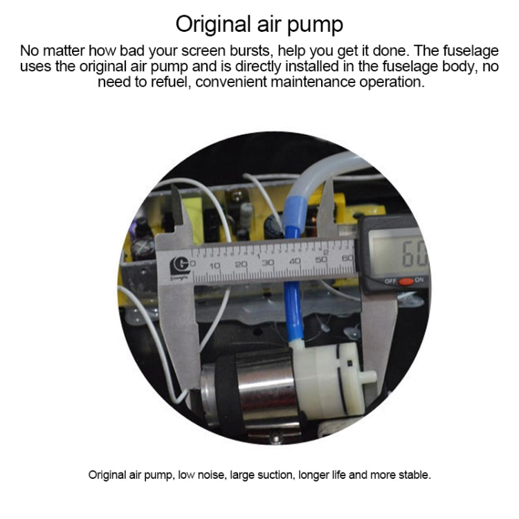 Kaisi  948C 7 inch LCD Touch Screen Separator Machine Vacuum Pump segregator, US Plug - free shipping - PMC TechLife - Order now!