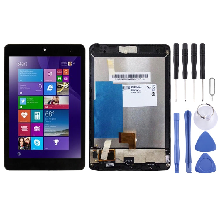OEM LCD Screen for Lenovo Miix 3-830 Digitizer Full Assembly with Frame (Black) - free shipping - PMC TechLife - Order now!