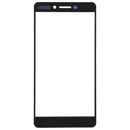 Front Screen Outer Glass Lens for Nokia 6 (2nd Gen)(Black) - Outer Glass Lens by PMC Jewellery | Online Shopping South Africa | PMC Jewellery