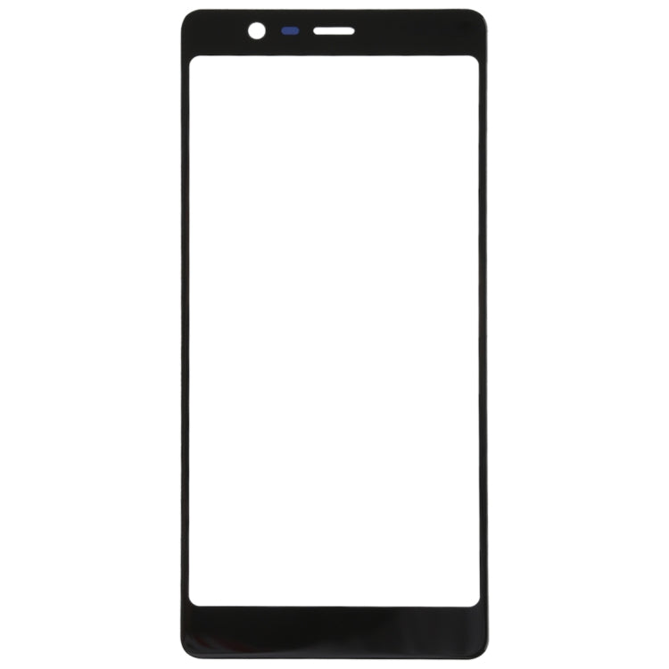 Front Screen Outer Glass Lens for Nokia 5.1 TA 1024 1027 1044 1053 1008 1030 1109(Black) - Outer Glass Lens by PMC Jewellery | Online Shopping South Africa | PMC Jewellery