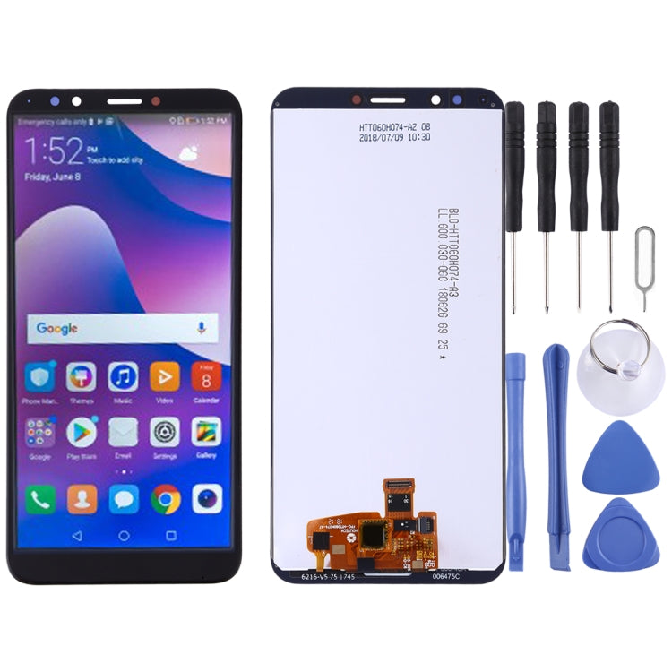 OEM LCD Screen for Huawei Y7 Prime (2018) with Digitizer Full Assembly (Black) - LCD Screen by PMC TechLife | Online Shopping South Africa | PMC TechLife