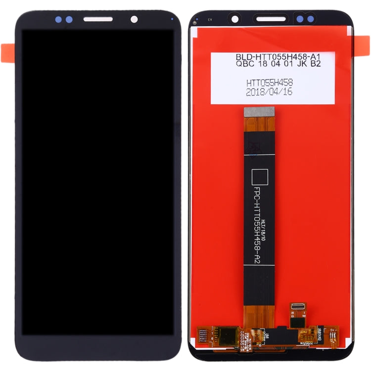 OEM LCD Screen for Huawei Y5 Prime (2018) with Digitizer Full Assembly (Black) - free shipping - PMC TechLife - Order now!