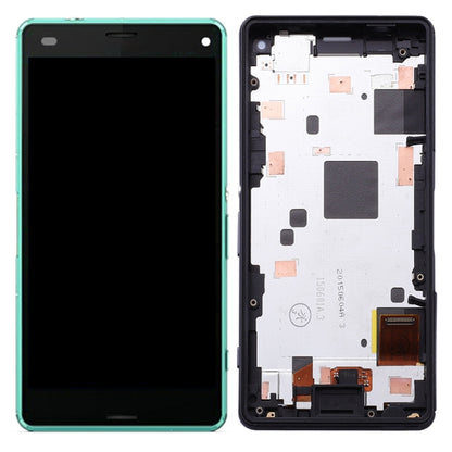 OEM LCD Screen for Sony Xperia Z3 Mini Compact Digitizer Full Assembly with Frame(Green) - LCD Screen by PMC Jewellery | Online Shopping South Africa | PMC Jewellery