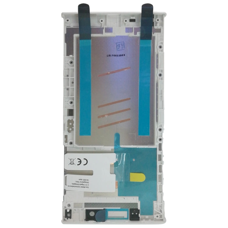 Front Housing LCD Frame Bezel for Sony Xperia L1 (White) - Frame Bezel Plate by PMC TechLife | Online Shopping South Africa | PMC TechLife