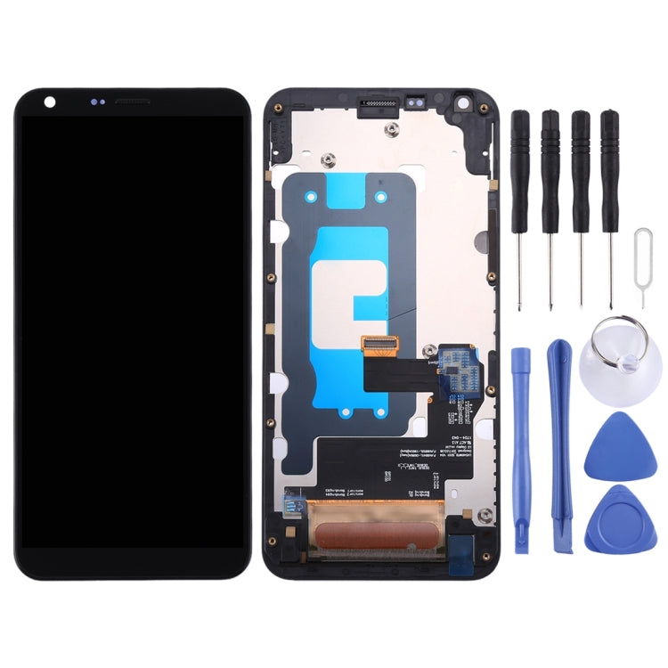 Original LCD Screen for LG Q6 Q6+ LG-M700 M700 M700A US700 M700H M703 M700Y with Digitizer Full Assembly with Frame(Black) - For LG by PMC Jewellery | Online Shopping South Africa | PMC Jewellery