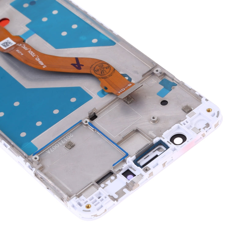 LCD Screen and Digitizer Full Assembly with Frame for Huawei Y7 (2017)(White) - free shipping - PMC TechLife - Order now!