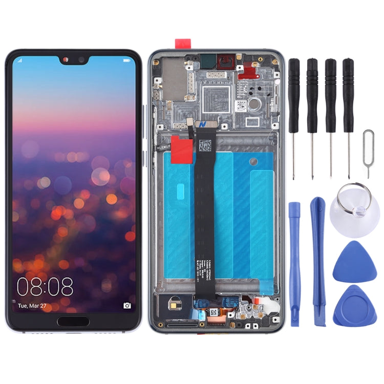 OEM LCD Screen for Huawei P20 Digitizer Full Assembly with Frame (Twilight) - LCD Screen by PMC Jewellery | Online Shopping South Africa | PMC Jewellery