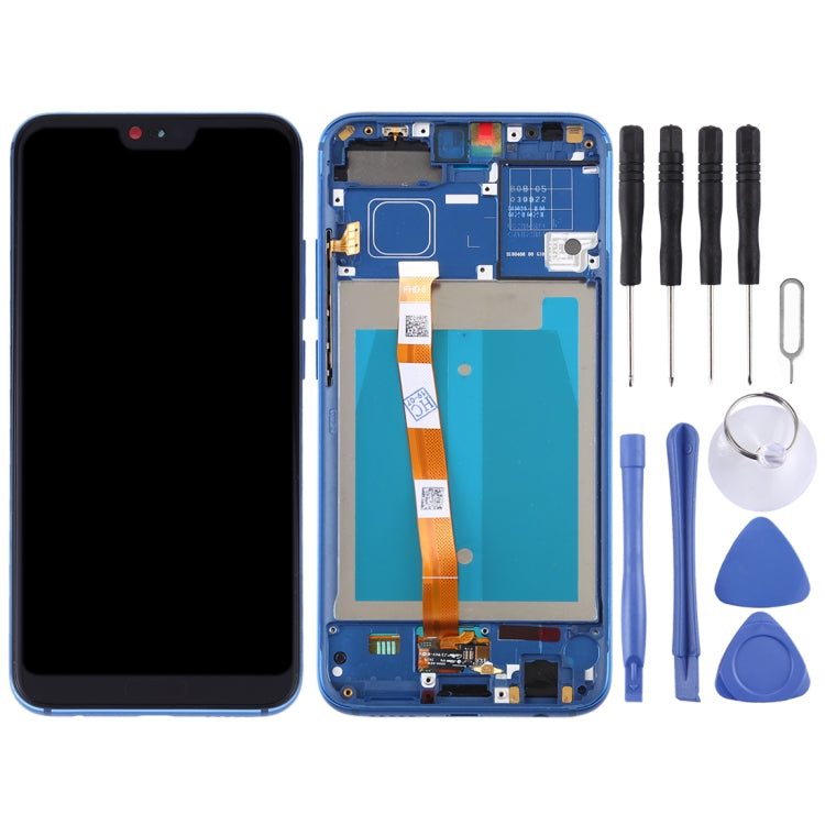 OEM LCD Screen for Huawei Honor 10 Digitizer Full Assembly with Frame (Blue) - LCD Screen by PMC Jewellery | Online Shopping South Africa | PMC Jewellery
