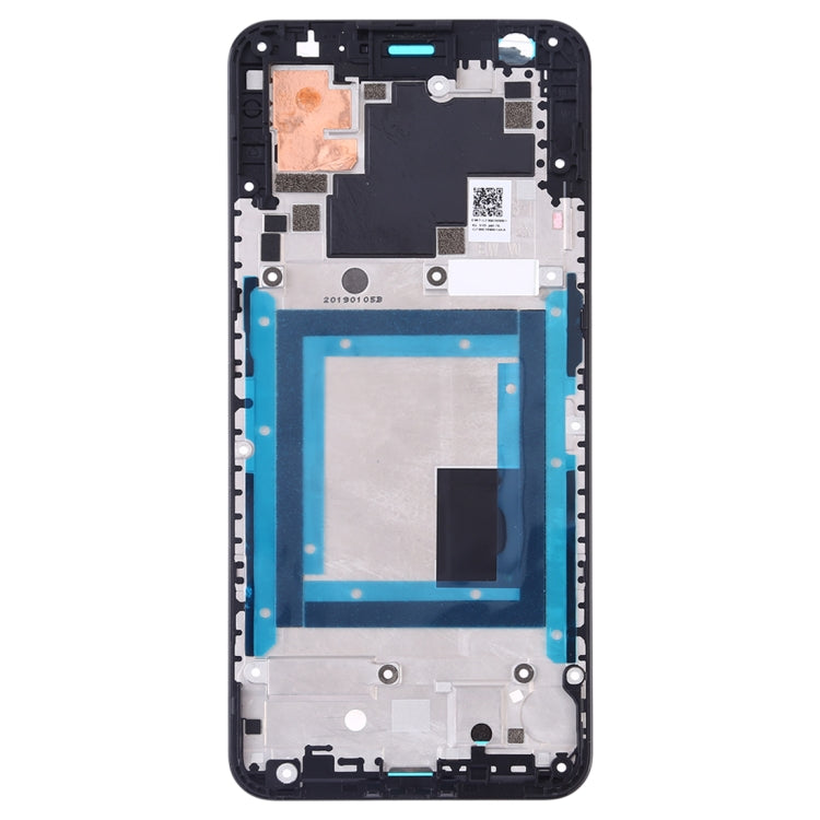Front Housing LCD Frame Bezel Plate for Google Pixel 3a(Black) - Frame Bezel Plate by PMC TechLife | Online Shopping South Africa | PMC TechLife