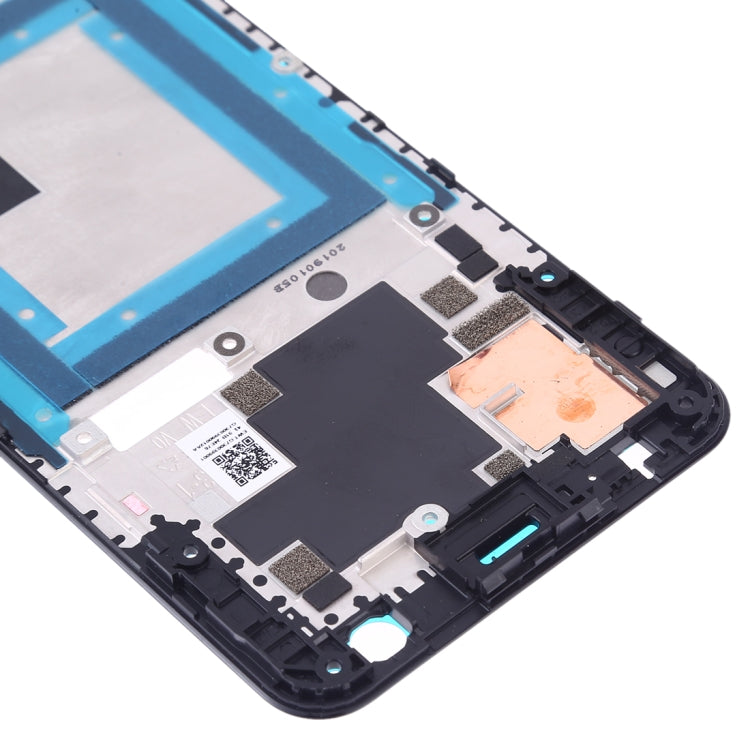 Front Housing LCD Frame Bezel Plate for Google Pixel 3a(Black) - Frame Bezel Plate by PMC TechLife | Online Shopping South Africa | PMC TechLife