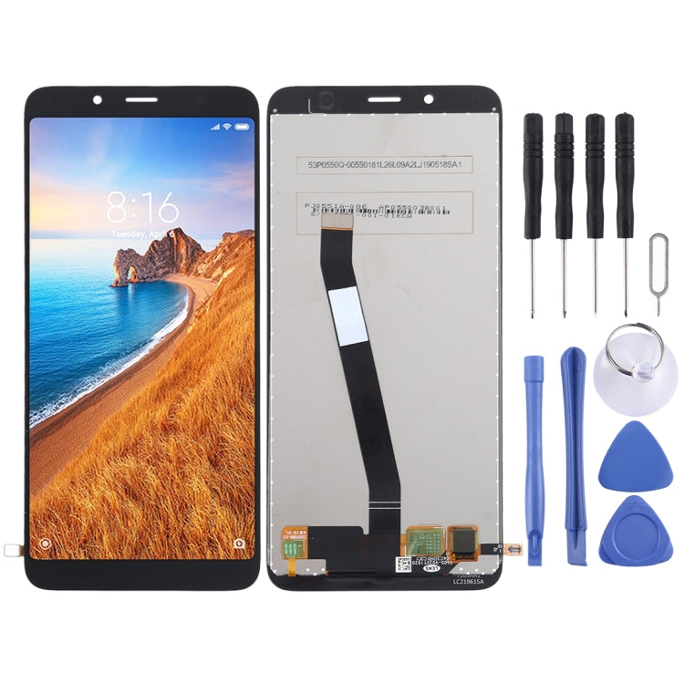 TFT LCD Screen for Xiaomi Redmi 7A with Digitizer Full Assembly(Black) - free shipping - PMC TechLife - Order now!