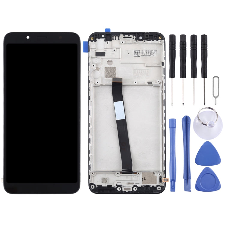TFT LCD Screen for Xiaomi Redmi 7A Digitizer Full Assembly with Frame(Black) - free shipping - PMC TechLife - Order now!
