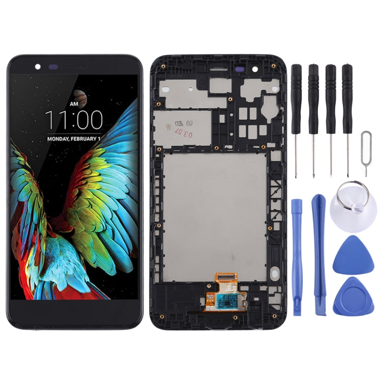 TFT LCD Screen for LG K30 / K10 (2018)/ X410 Digitizer Full Assembly with Frame (Black) - free shipping - PMC TechLife - Order now!