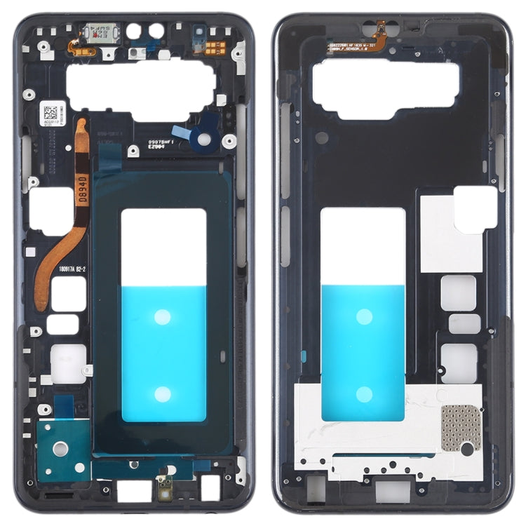 Front Housing LCD Frame Bezel Plate for LG V40 ThinQ (Black) - For LG by PMC TechLife | Online Shopping South Africa | PMC TechLife