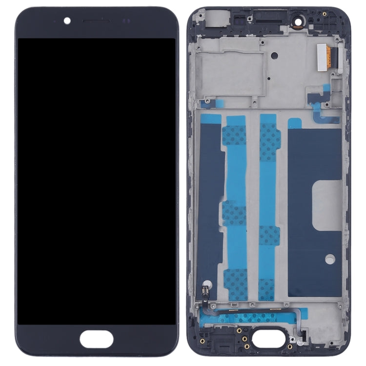 For OPPO R9s LCD Screen (TFT) + Touch Panel with Frame(Black) - free shipping - PMC TechLife - Order now!