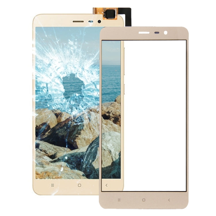 For Xiaomi Redmi Note 3 Touch Panel(Gold) - free shipping - PMC TechLife - Order now!