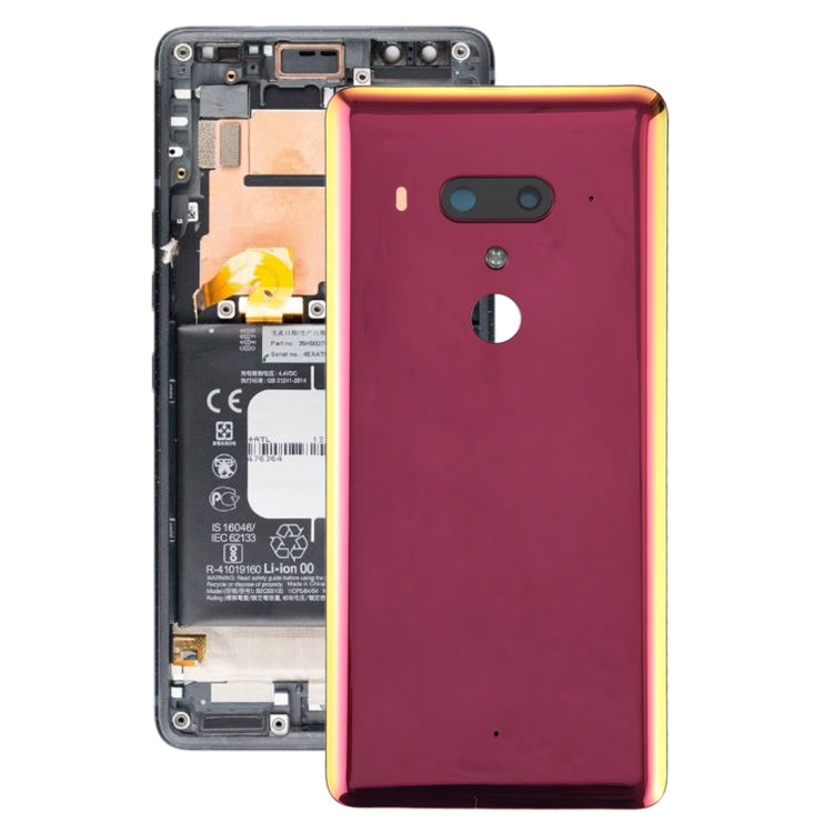 Battery Back Cover with Camera Lens for HTC U12+(Red) - Back Cover by PMC Jewellery | Online Shopping South Africa | PMC Jewellery